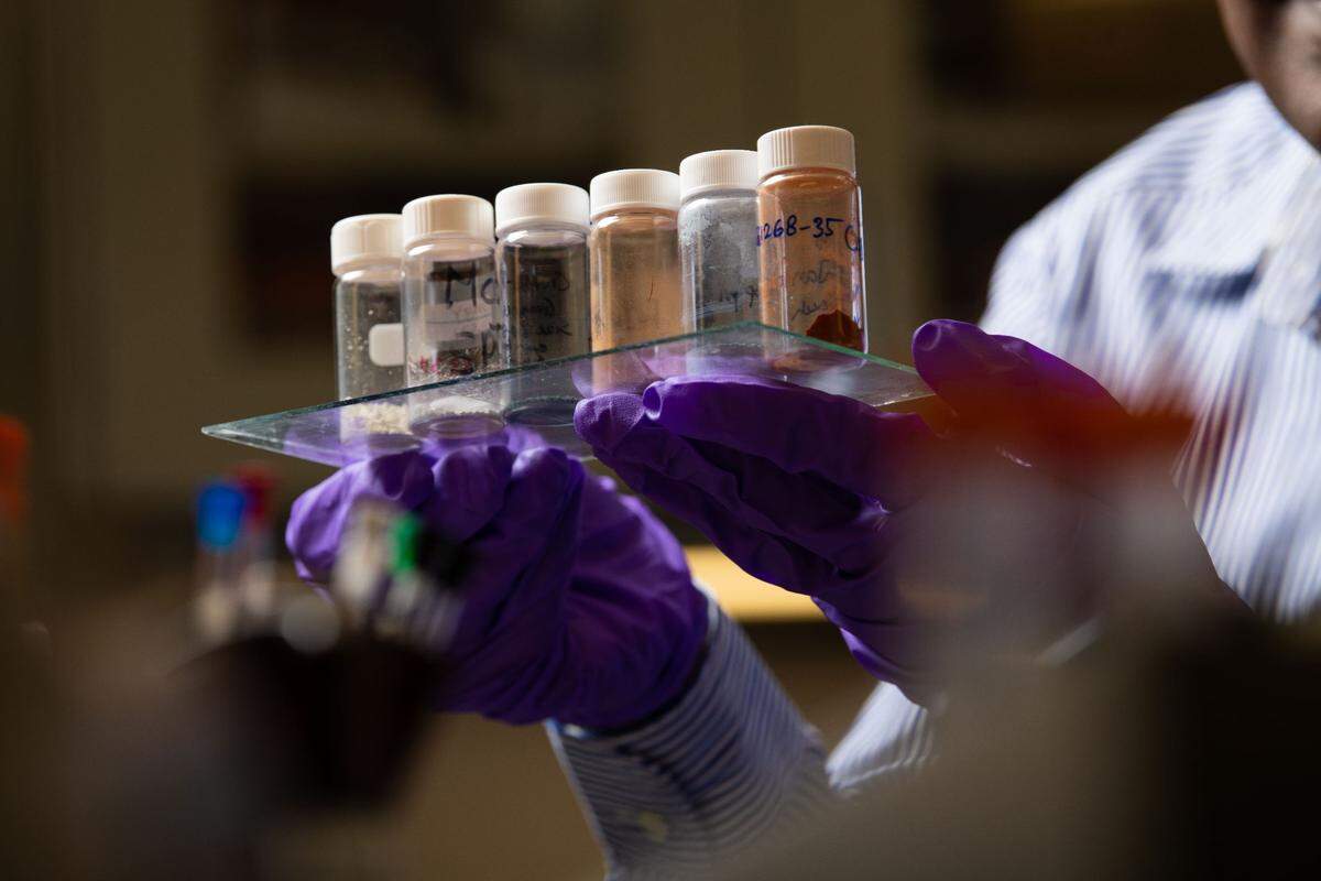 PNNL materials scientists are developing and testing specialized materials called metal organic frameworks that can sense and capture a hazardous group of chemicals that can be persistent in the environment — a technology that may help cleanup efforts aimed at protecting groundwater.