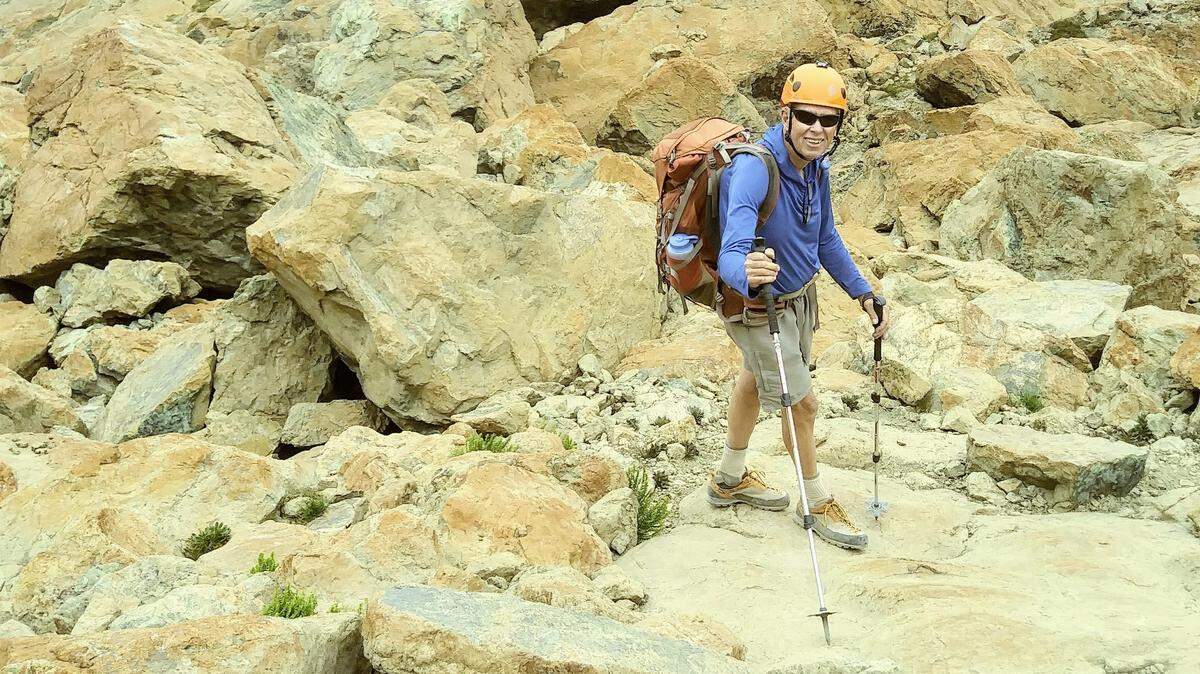 Kennewick climber David Freepons is shown during a rock climbing trip to Ingalls Peak in the Stuart Range of the North Cascades. Freepons died July 25 after he slipped and fell several hundred feet down a glacier while climbing with a group on Mt. Jefferson in Oregon. (Provided by Peri Schuldheiss)
