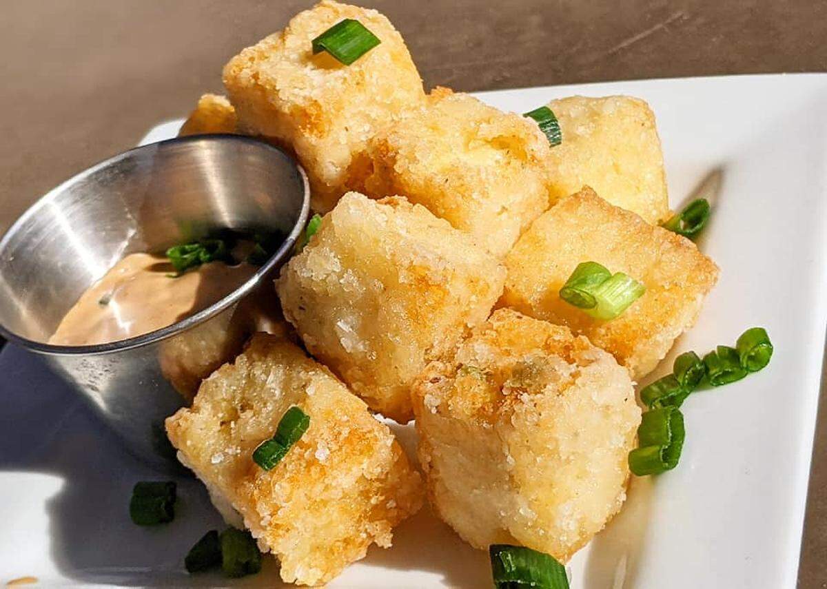 Cheesy deep-fried polenta is among the offerings at the new Nonfiction by J. Bookwalter food truck.
