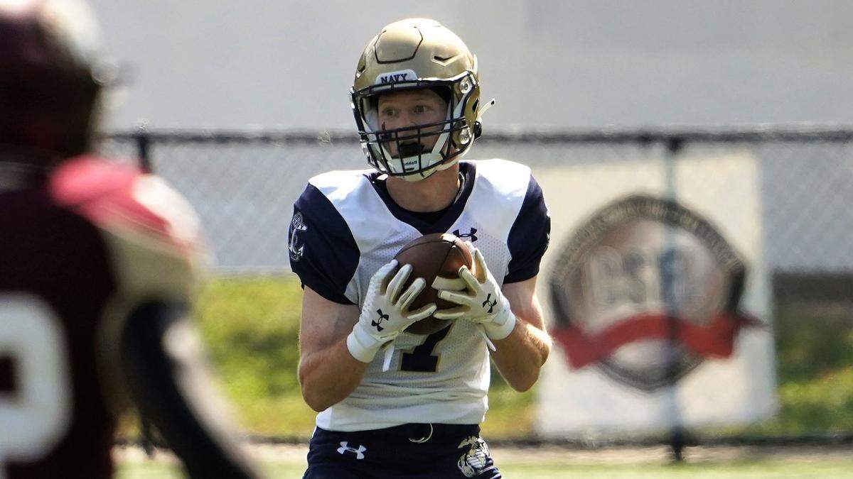 Richland High graduate Adam Weissenfels completed his collegiate sprint football career at the U.S. Naval Academy in 2021 by being named his conference’s Most Valuable Player.