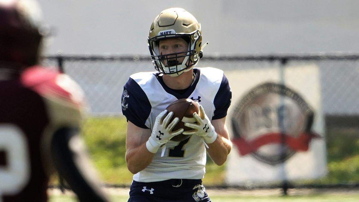 Richland High graduate Adam Weissenfels completed his collegiate sprint football career at the U.S. Naval Academy in 2021 by being named his conference’s Most Valuable Player.
