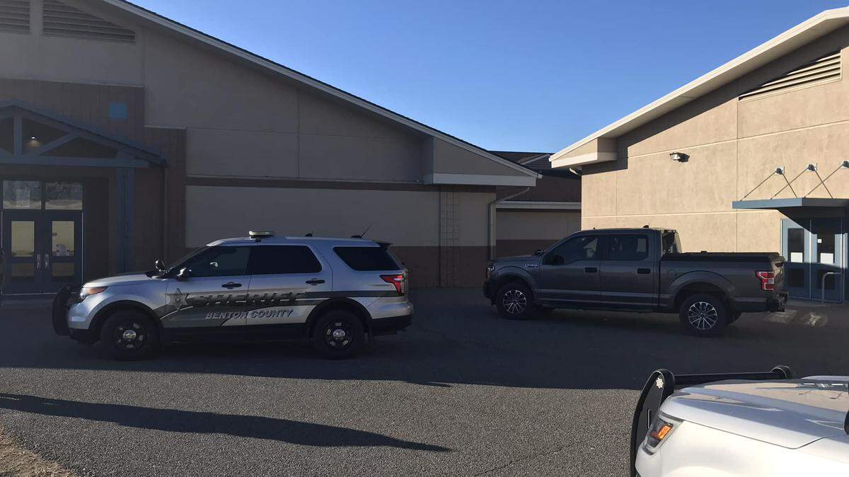 Benton County deputies and Prosser police were called to Housel Middle School on Friday morning after a false report of an active shooter