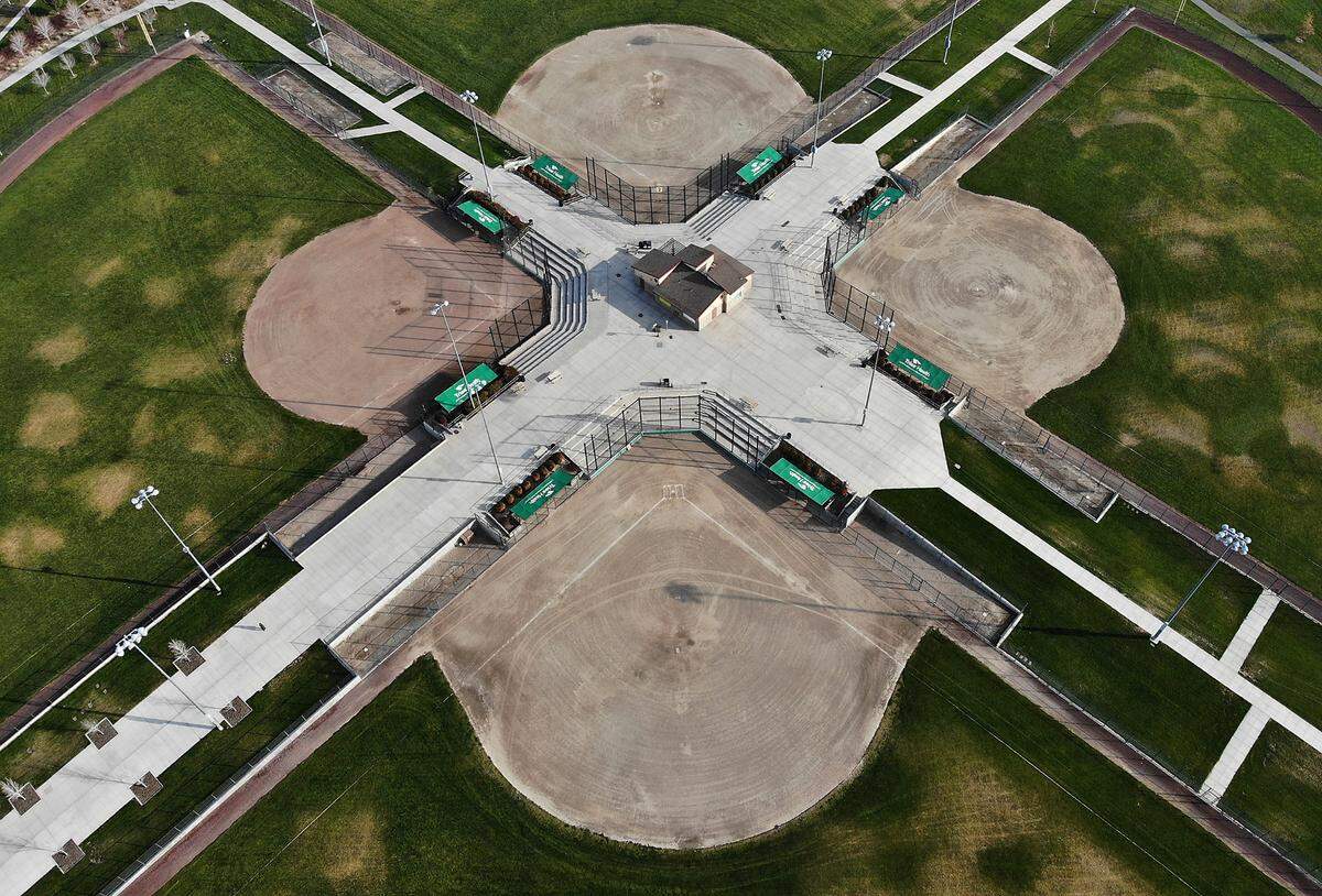 Ball fields at the Southridge Sports & Event Complex off Southridge Boulevard in Kennewick.