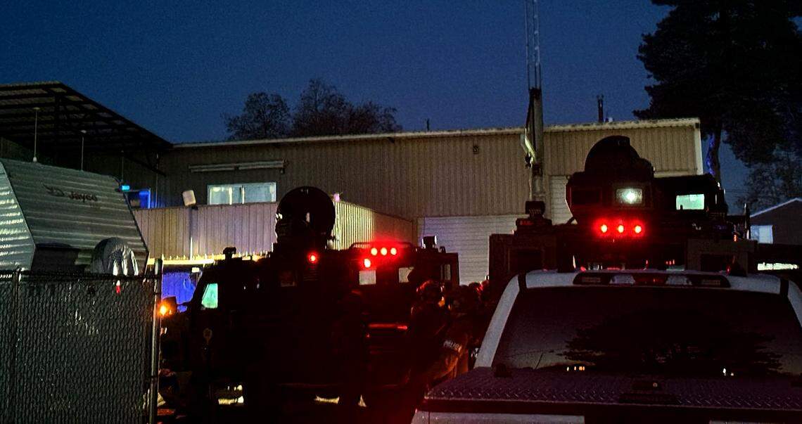 Kennewick police searched a home in connection to the investigation of the murder of 16-year-old Alex Carcamo-Danley. A 45-year-old man was arrested for drugs and guns. 