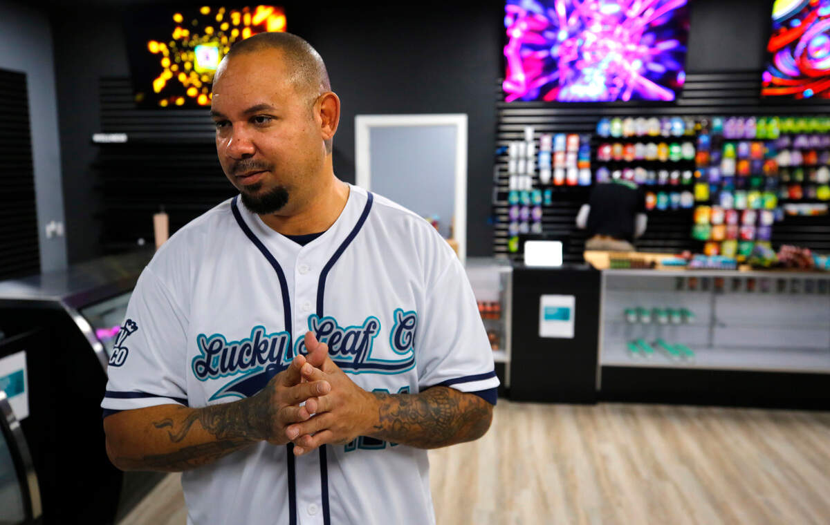 Owner David “Slim” Penn Jr. discusses the process of opening the Lucky Leaf Co. cannabis store in downtown Pasco.