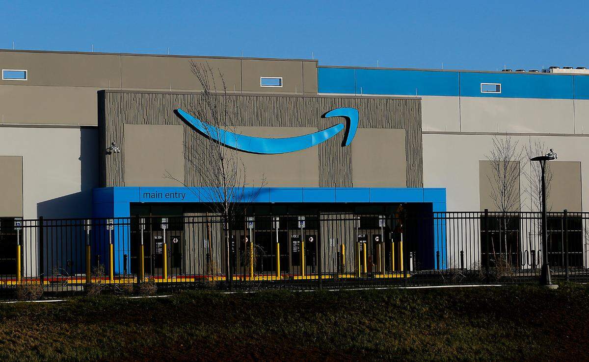 Amazon is nearing completion on building two massive fulfillment distribution warehouse centers across from each other on South Road 40 East in Pasco.