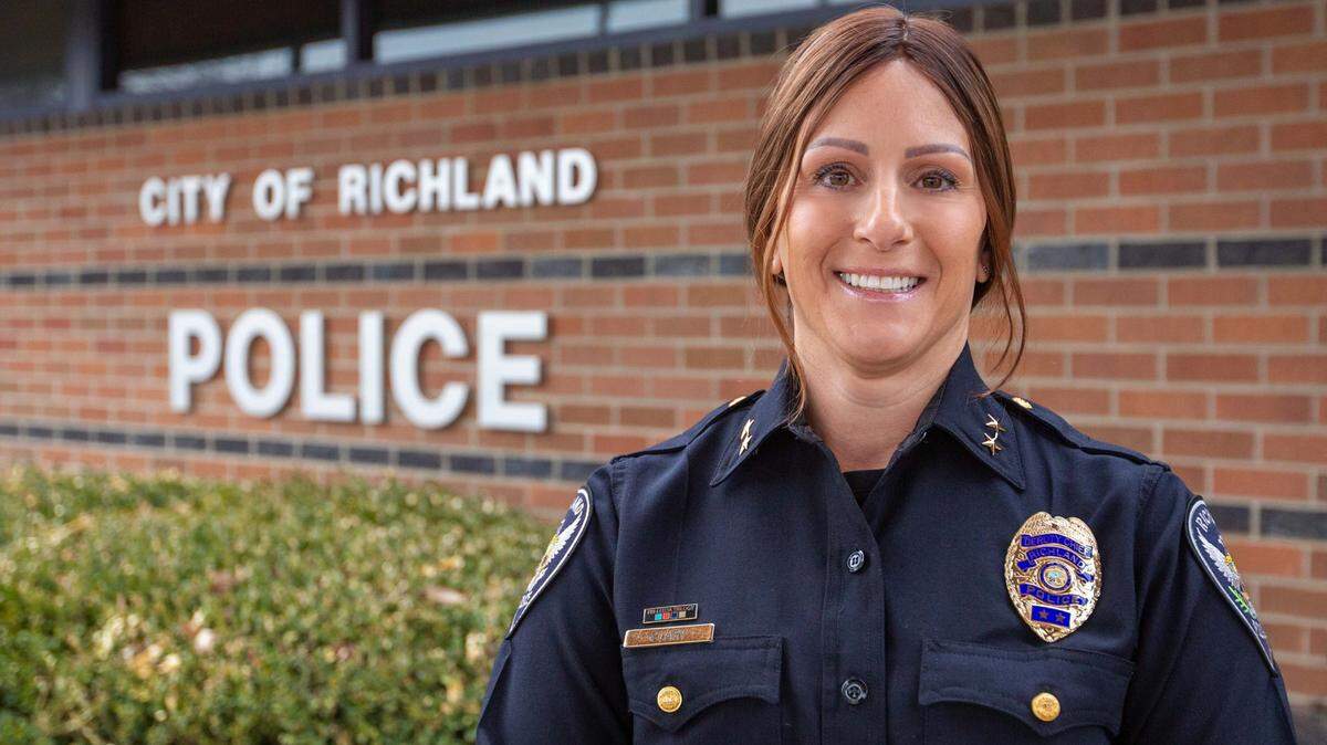Brigit Clary was hired by the city of Richland in 2017 and became chief in 2022.