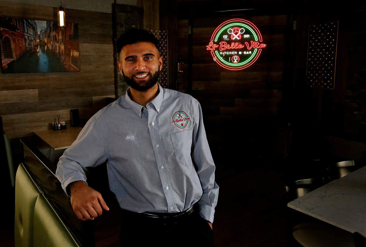 Jazz Thind is the general manager of La Bella Vita Kitchen and Bar that recently opened at 1515 George Washington Way in Richland. He runs the new restaurant with his father and step-mother. They previously had a restaurant in Yakima.