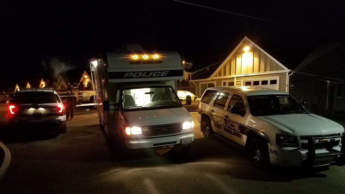 West Richland police responded to a report of a homicide at 1:30 a.m. Sunday and found the body of a woman.