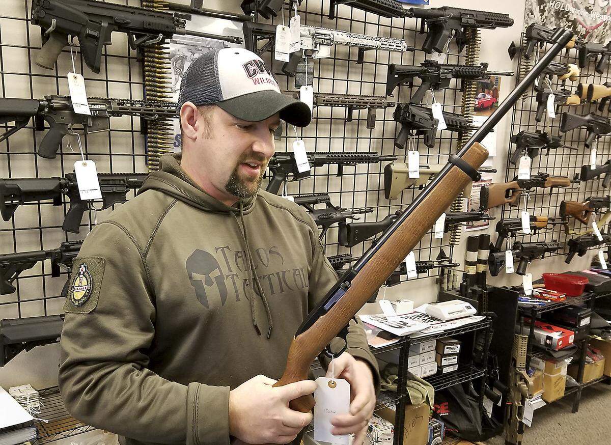 Matt Cieslar, owner of Talos Tactical, plans to continue selling semi-automatic rifles at his West Richland gun store to law abiding customers between the ages 18-20 years until July 1 because he believes the term “assault rifle” remains undefined by Washington state law.