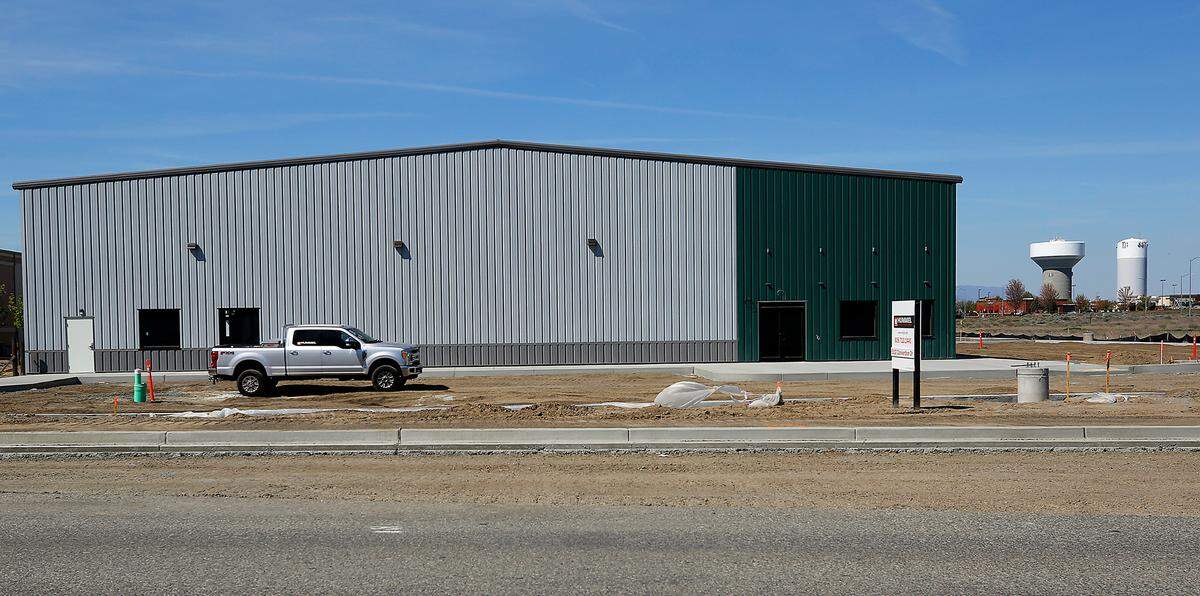 The new home of the Mid-Columbia Gymnastics Academy at 5102 Convention Drive in west Pasco is taking shape.