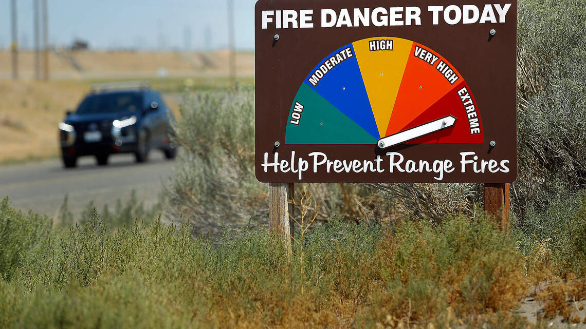 Windy, dry conditions jack up fire danger. Fire watch for most of Eastern WA