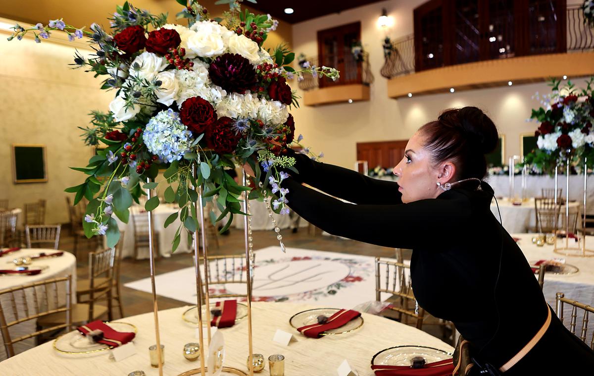 Alexandra RoseLee, owner of White Glove Weddings, combines event planning and floral therapy, a tool she says is important for healing and connection.