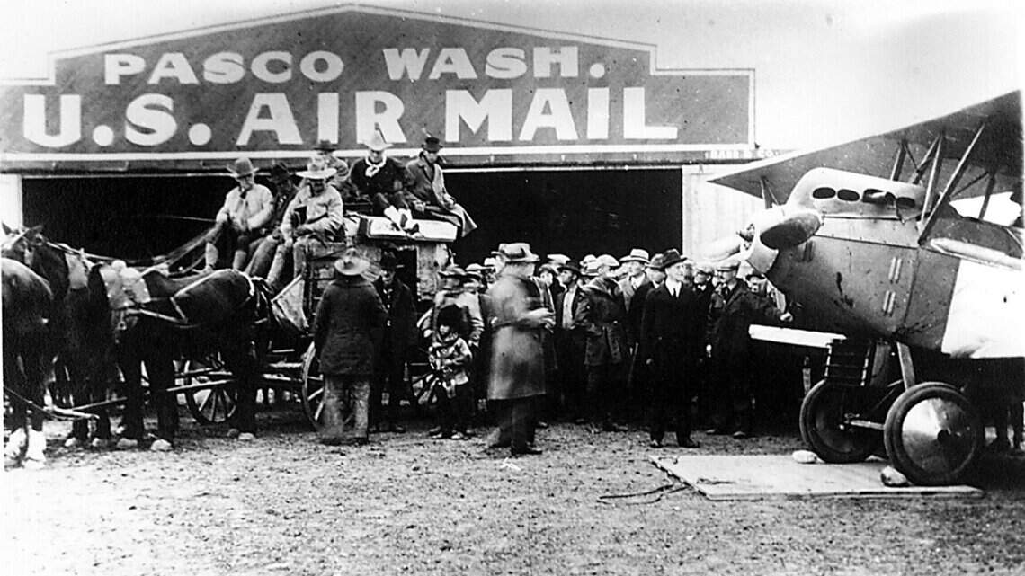Event marks 100 years since Pasco helped launch commercial U.S. air mail