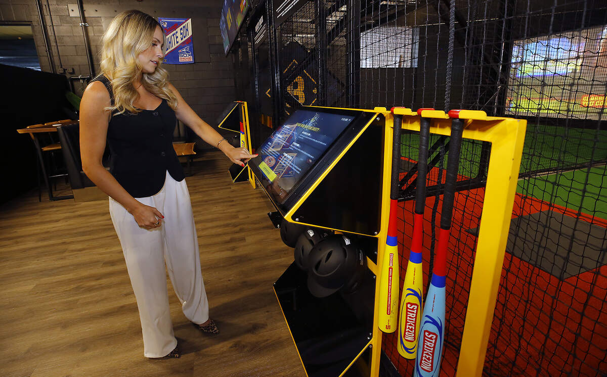 The Ballerz Club, offering an "immersive" baseball simulator game experience, was recently opened by Brittney Hallman.