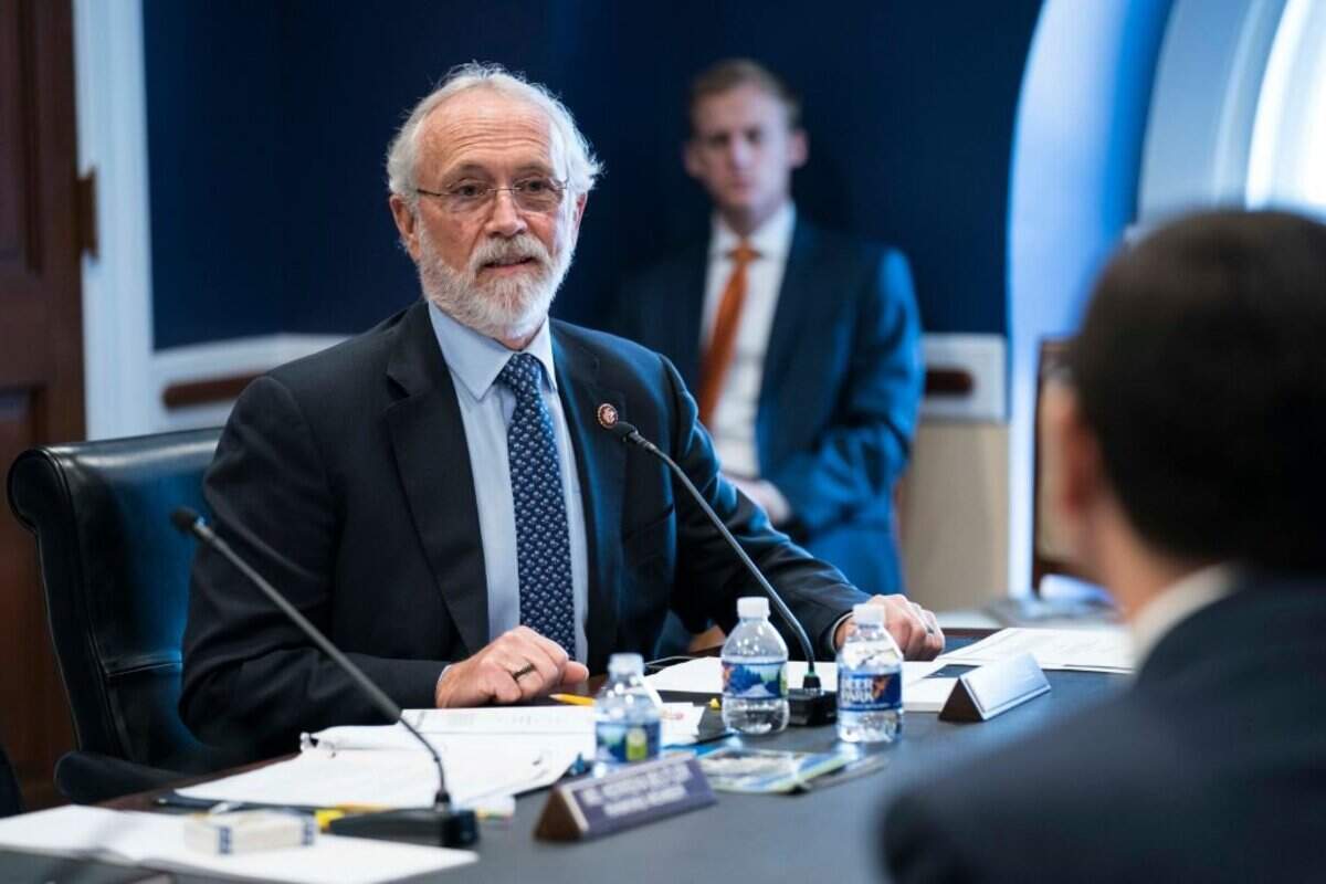 Rep. Dan Newhouse (R-WA) questions Congressional Budget Office Director Phillip Swagel as he testifies before the Legislative Branch Subcommittee of the House Appropriations Committee.