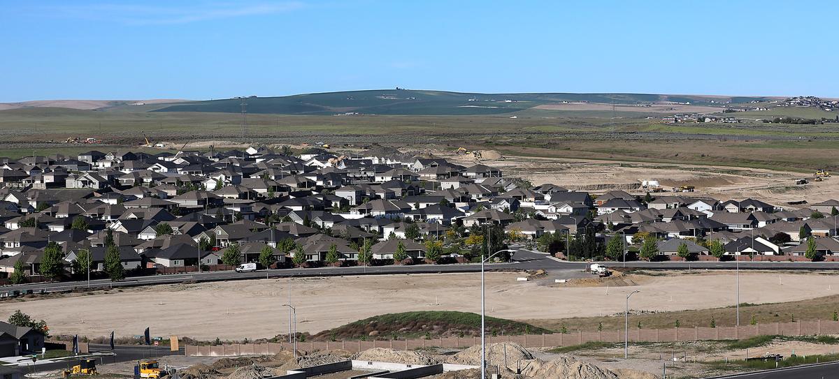 Tri-City Development has graded about 19 acre off the Bob Olson Parkway in anticipation of a future residential development in Kennewick.