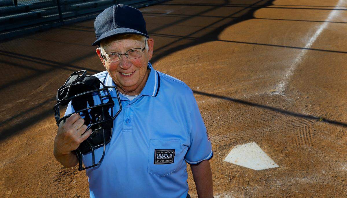 Pam Bobiles, a teacher at Stevens Middle School in Pasco, was recently named Official of the Year for slowpitch softball by the Washington Officials Association. Bobiles, 76, has been officiating for 20 years.