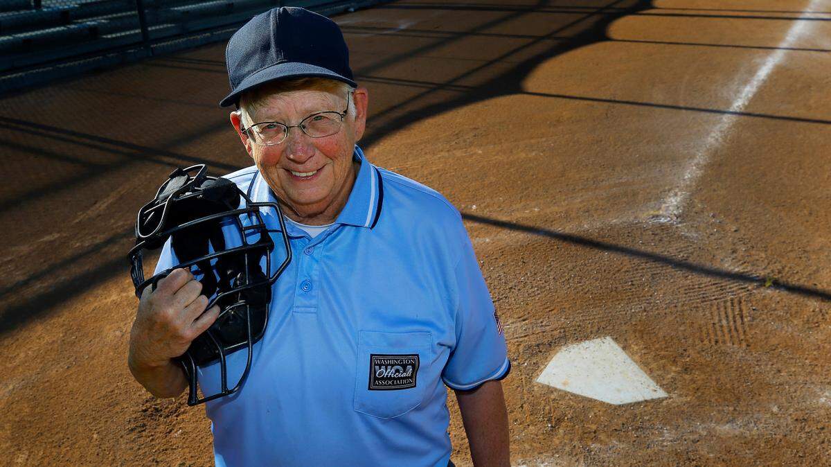 Pam Bobiles, a teacher at Stevens Middle School in Pasco, was recently named Official of the Year for slowpitch softball by the Washington Officials Association. Bobiles, 76, has been officiating for 20 years.