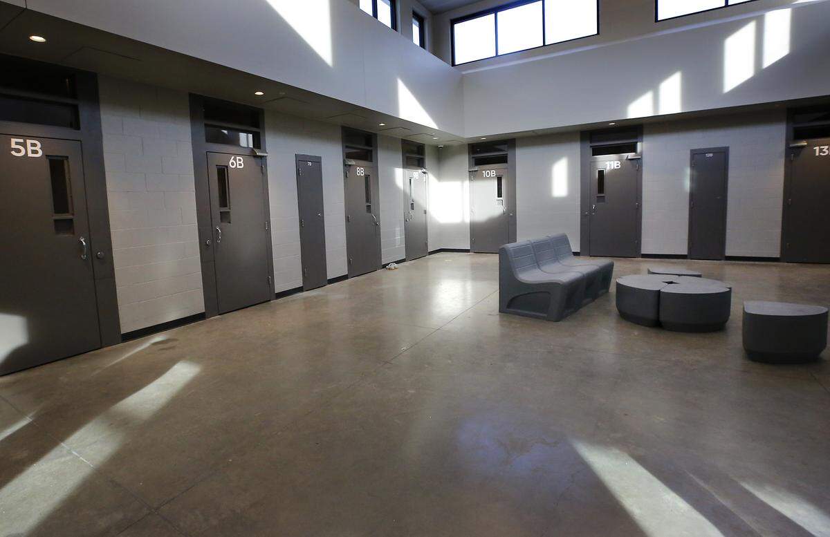 Newly constructed living area for juvenile offenders juvenile justice center in Kennewick.