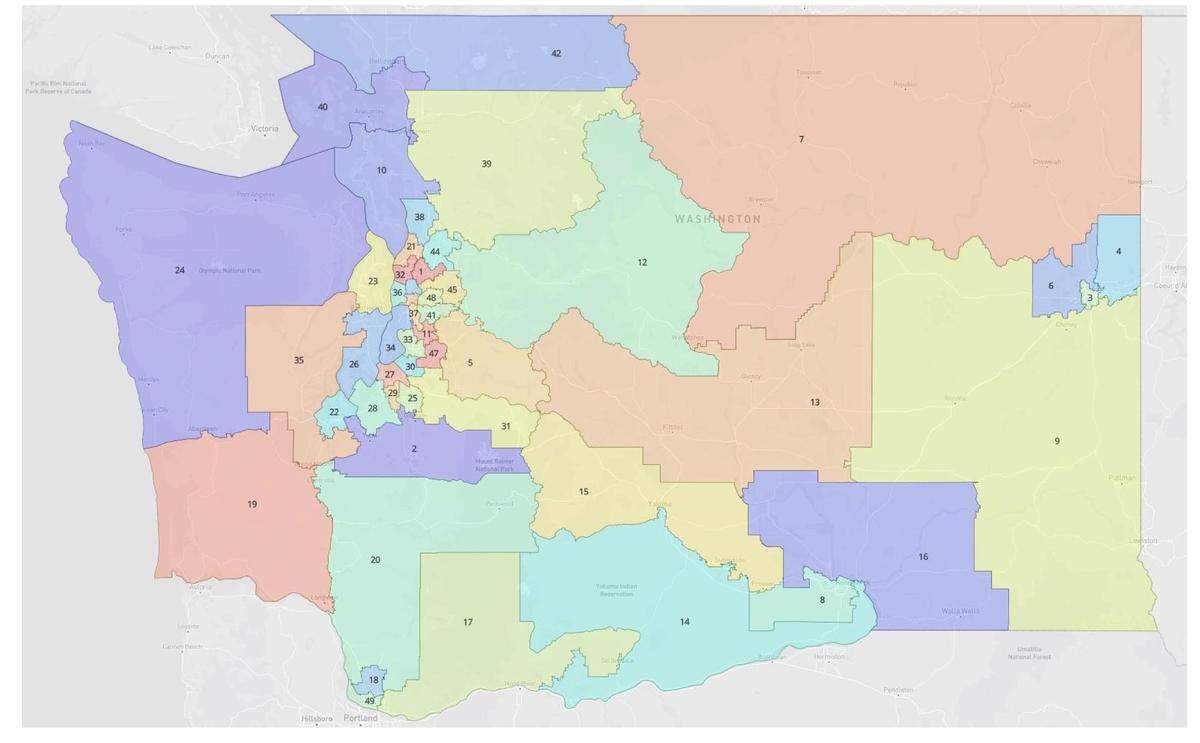 U.S. District Court Judge Robert Lasnik ordered the state to adopt Map 3B for new boundaries of state legislative districts in Central Washington on March 15, 2024.