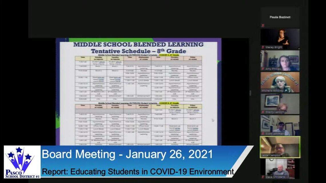 Pasco is sending all students back to classrooms. But their days won’t look the same