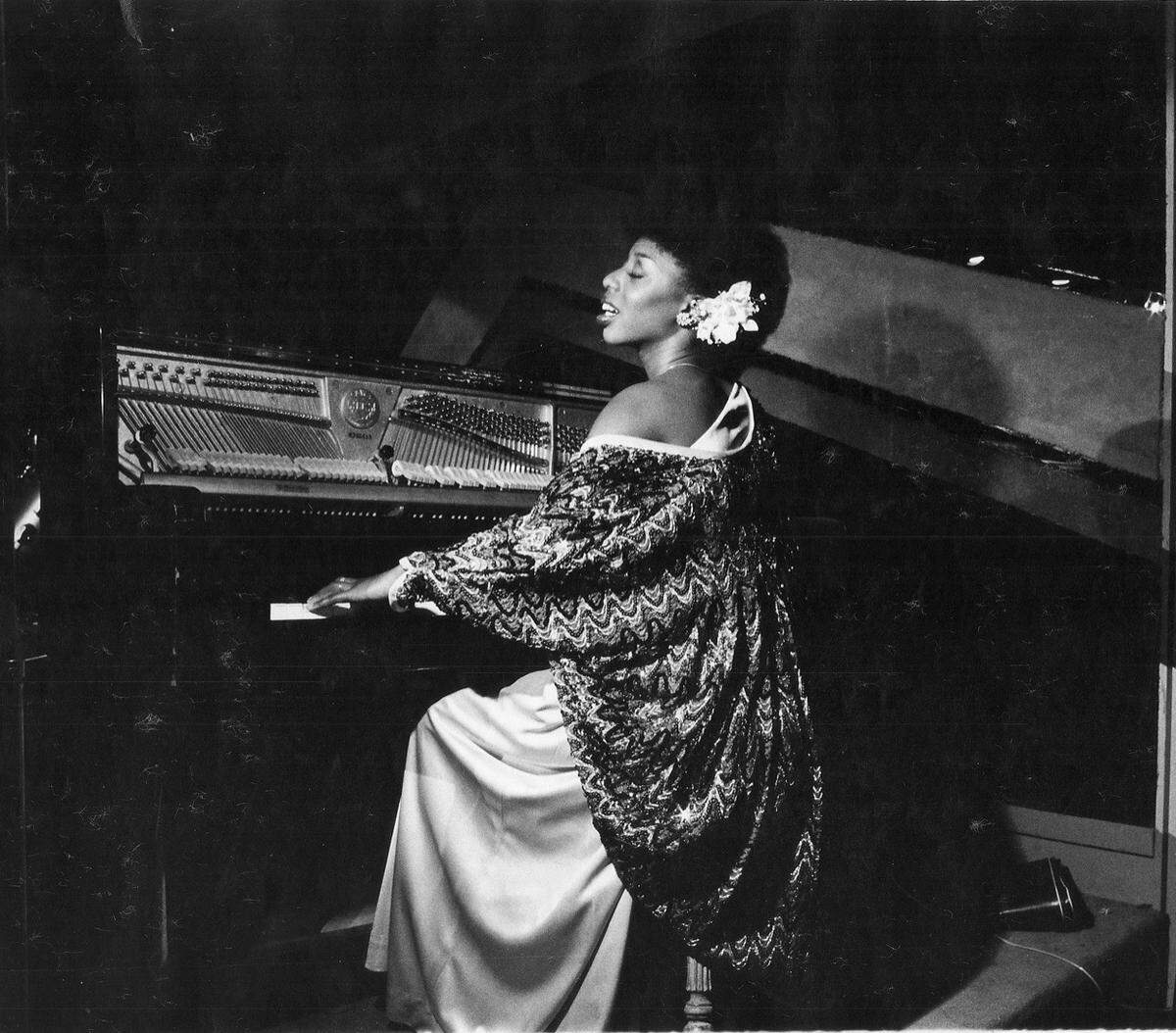 Gospel and soul singer and musician Oleta Adams.