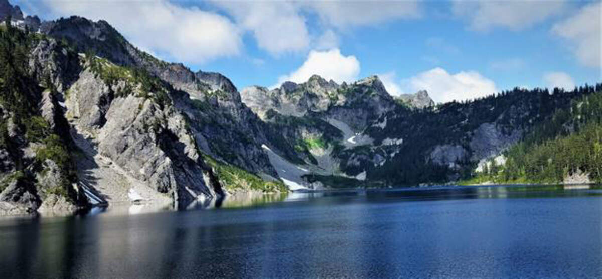Snow Lake from the Snow Lake Trail.