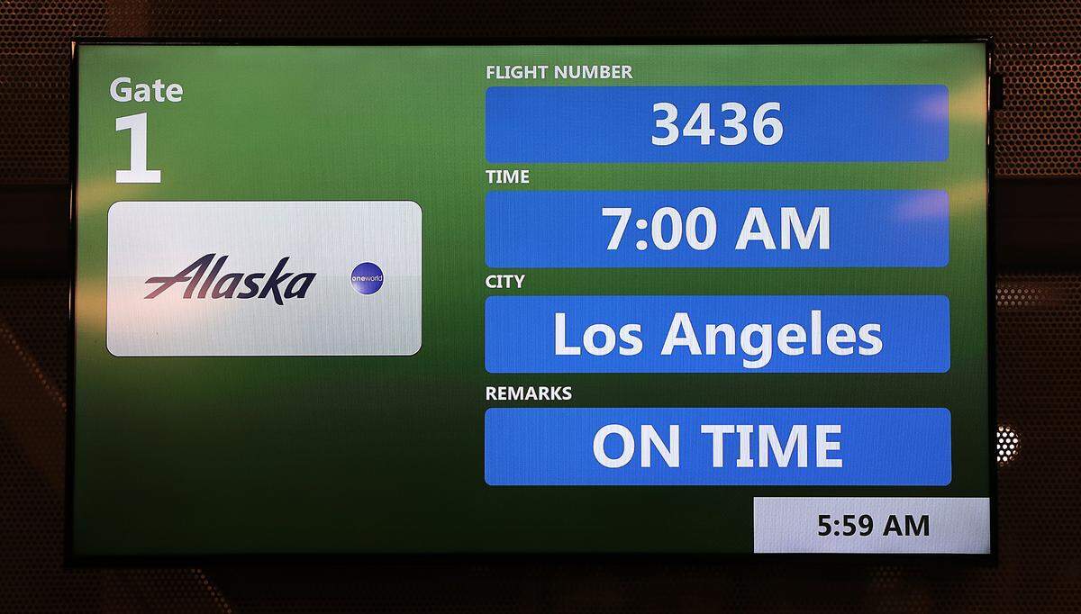 Alaska Airlines debuted its new daily flight Tuesday morning between the Tri-Cities Airport and LAX. The 76-seat Embraer carried 48 passengers plus crew and departed shortly after sunrise.