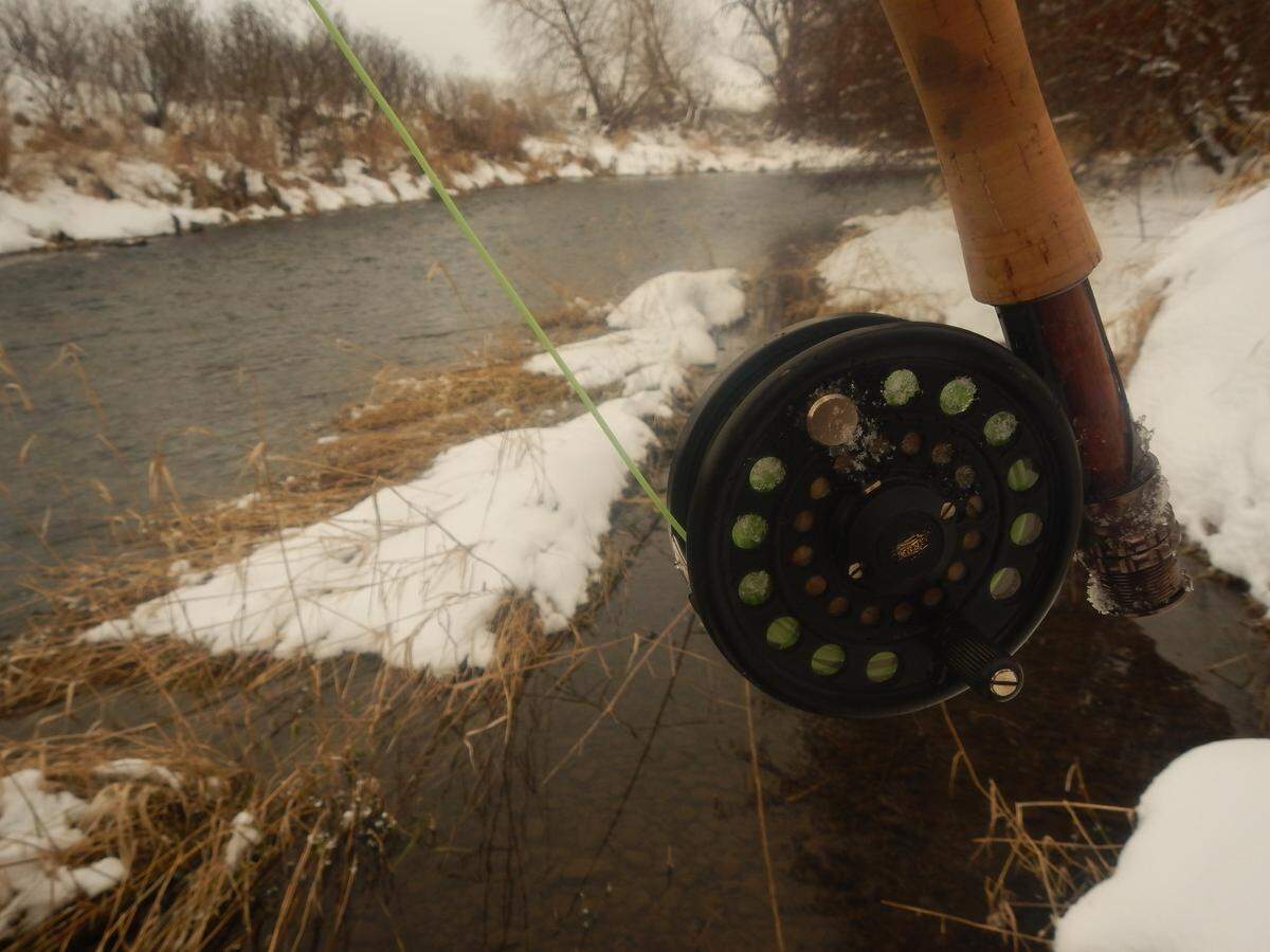 Fly fishing for steelhead is a useful diversion from shoveling snow and the cruising the Internet.