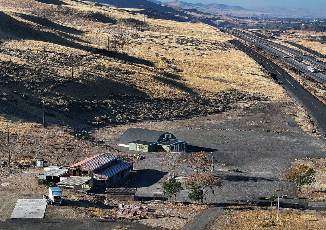 An old gas station and convenience store between Prosser and Benton City have sat vacant for years.