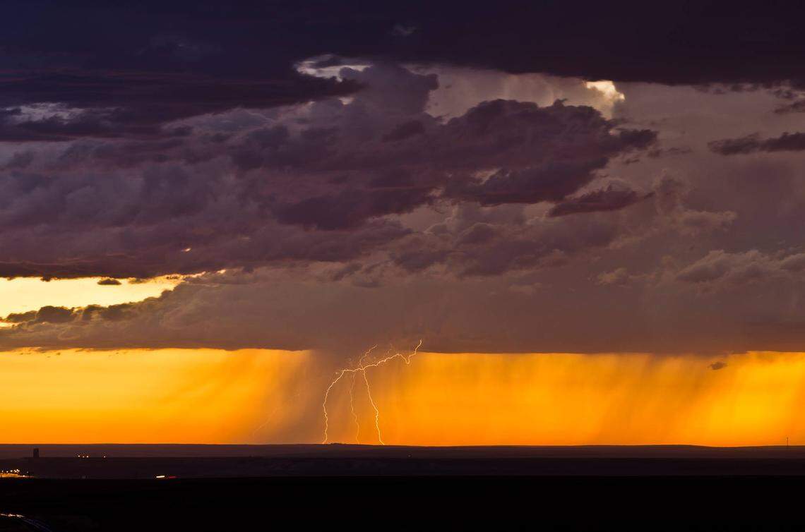 Photographer Scott Butner captured this image during a previous lightning storm.