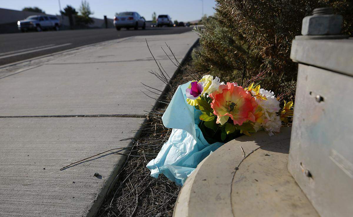 Flowers have been placed as a  tribute to Eric A. Hill, the  49-year-old Kennewick bicyclist identified as the man killed in a crash early Wednesday on Duportail Street near City View Drive in Richland.