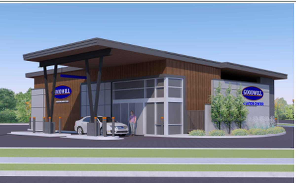 Goodwill of the Columbia Inc. is constructing a donation and sorting center in Kennewick’s Southridge area.
