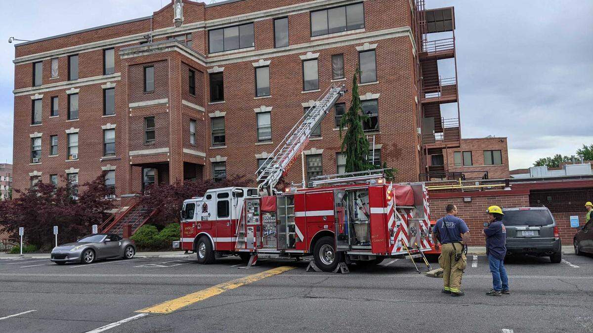 Firefighters responded to a fire caused by an electrical malfunction Friday afternoon at Lourdes Medical Center in Pasco