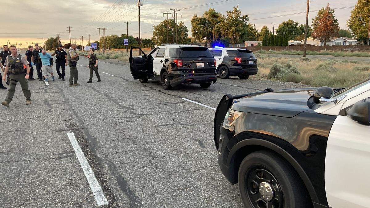 Christoffer Pearson was arrested Monday after allegedly stealing a Kennewick police vehicle and leading officers on a high speed chase across the Tri-Cities.