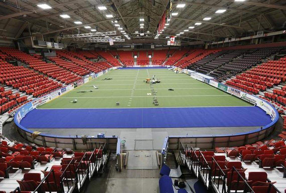 Kinshasa Martin, owner of the new Tri-Cities Fire, says he’s close to a deal with the Toyota Center on a lease for his indoor football team to begin play in the new American West Football Conference in the spring.