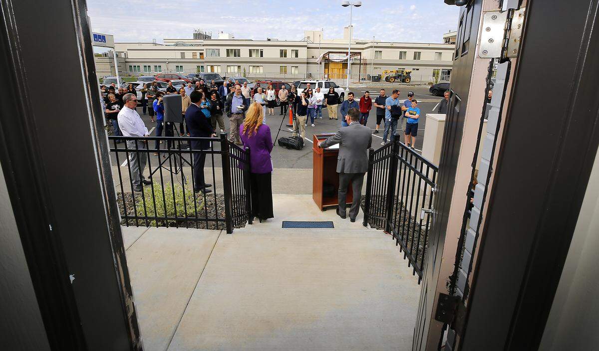 The Benton County Adult Drug Court celebrated the opening of their new office at 901 S. Auburn St. in Kennewick Friday with a ribbon cutting ceremony.