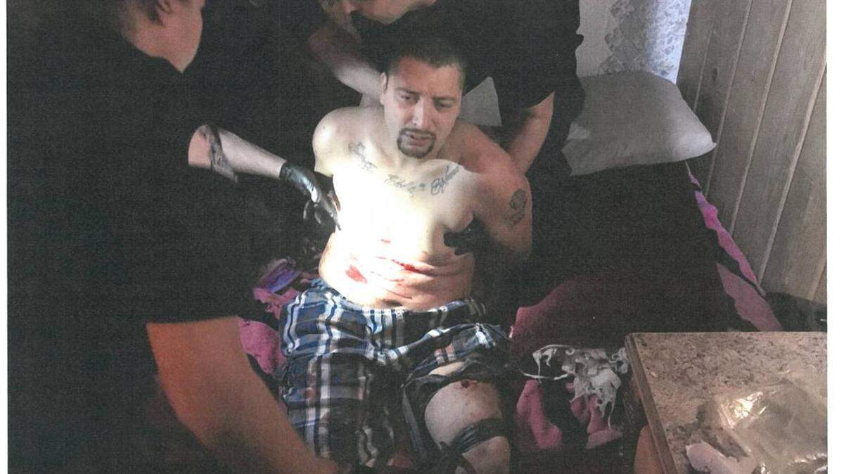 A Franklin County jury found Edwin Espejo guilty Tuesday afternoon of trying to kill three police officers in 2017 before they shot and wounded him.