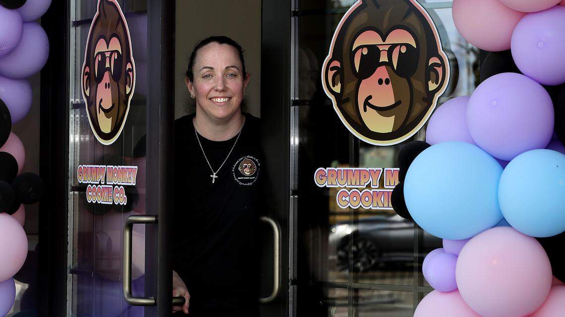 Kassie Norris moved Grumpy Monkey to Hansen Park from Columbia Center mall.