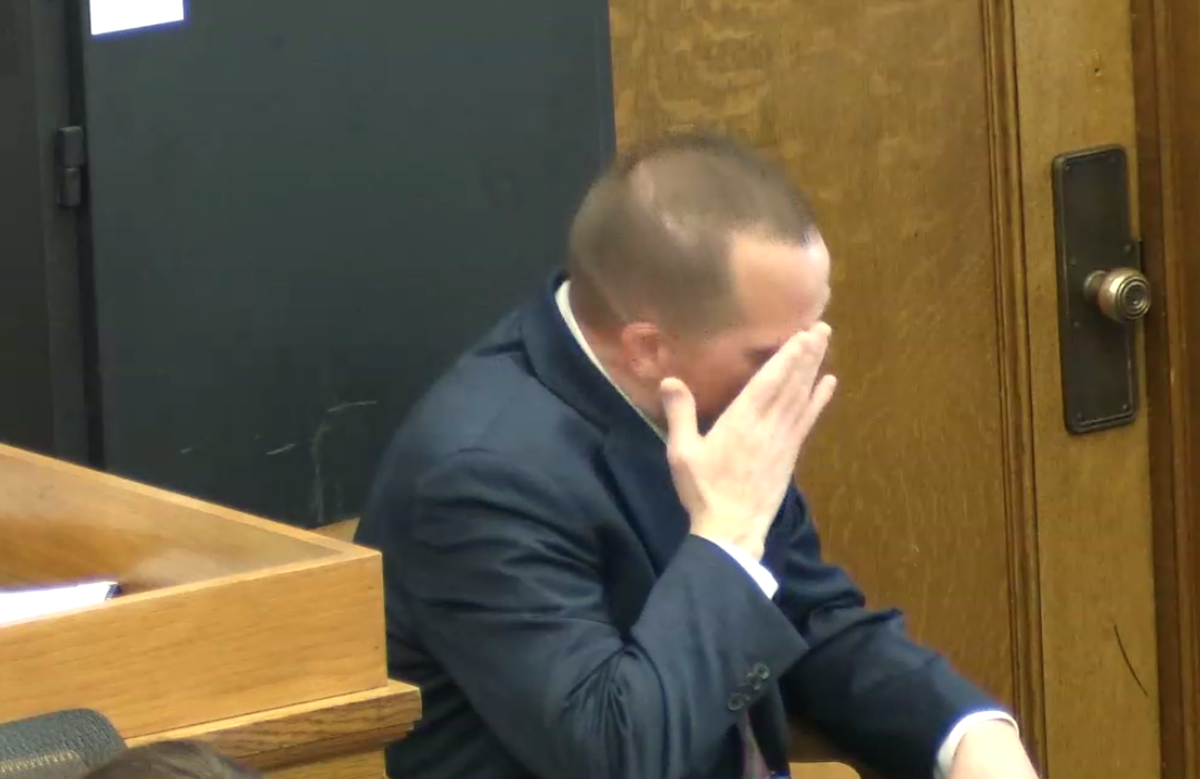 Lt. Jason Erickson testifies about the treatment of Benton County Sheriff’s Office employees under Jerry Hatcher.