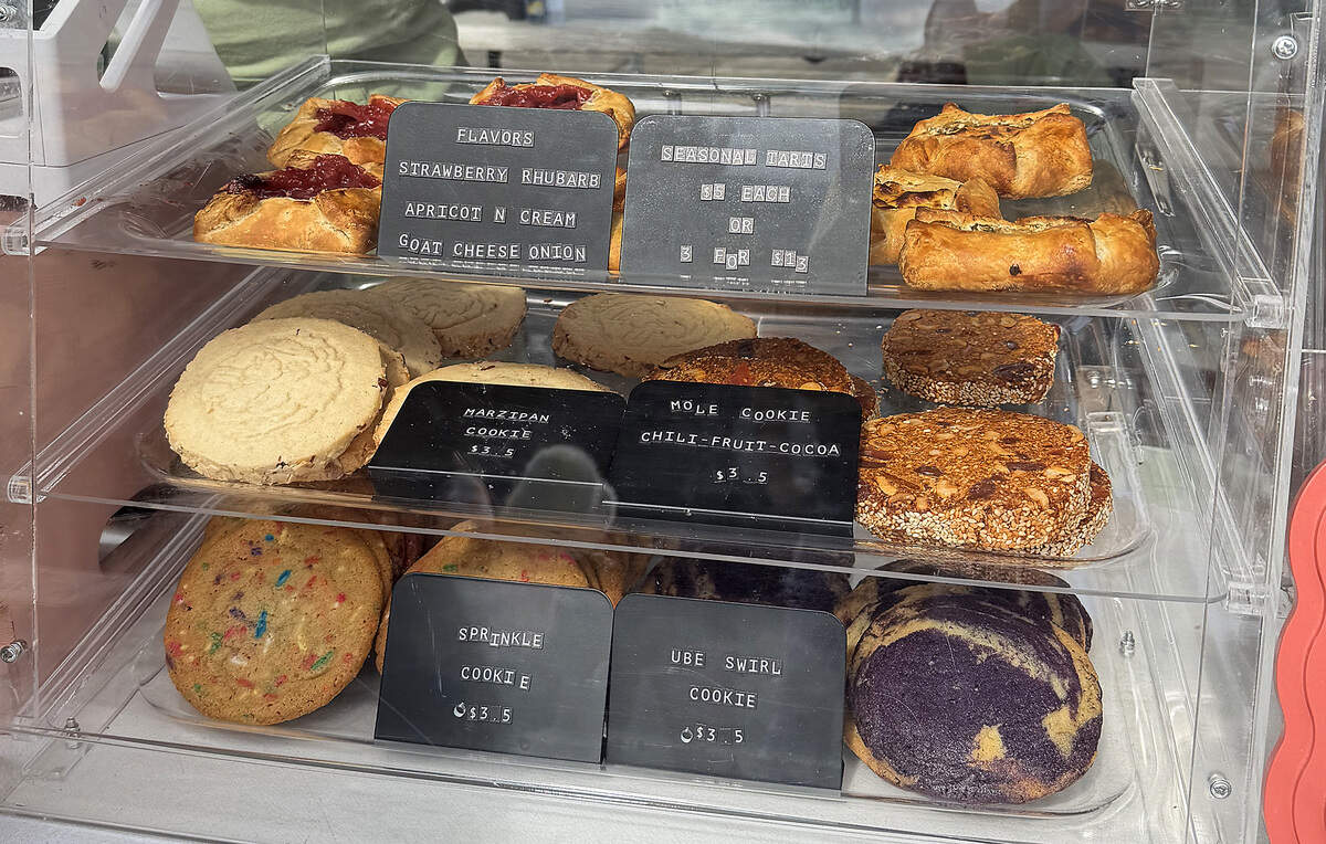 Marzipan Patisserie had several flavors of cookies, tiramisus and tarts available at the market’s opening day.
