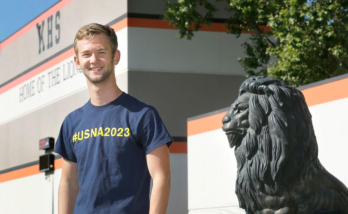 Kennewick High graduate Brayden McCarley has been accepted into the United States Naval Academy with the goal of becoming a member of an elite Navy SEAL team. Watch a video at: tricityherald.com/video