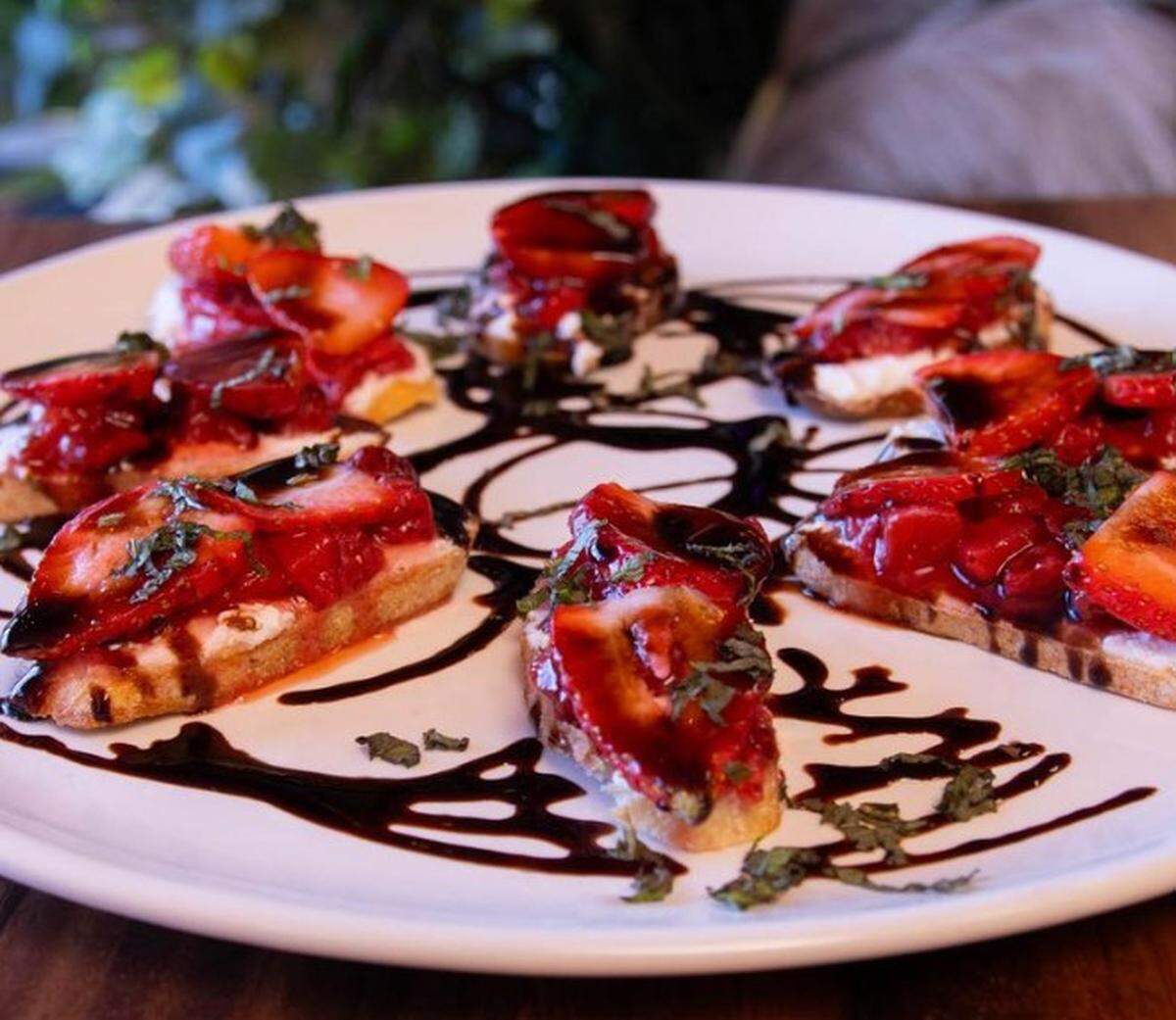 Strawberry bruschetta at Brunch Bliss & Bubbles