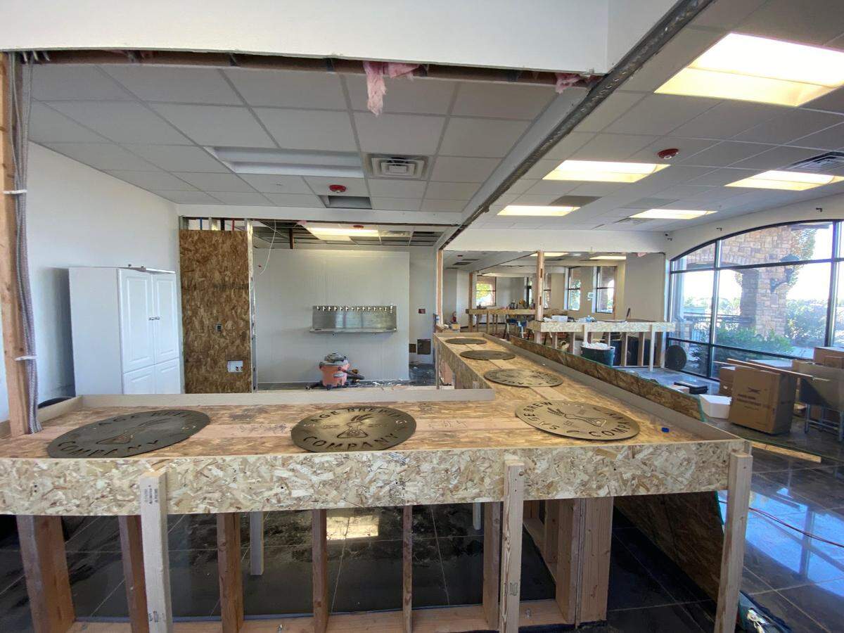 Sage Brewing Company is working on final construction on it’s new taphouse at 910 S. Columbia Center Blvd. in Kennewick. It is on track to open at the end of September.
