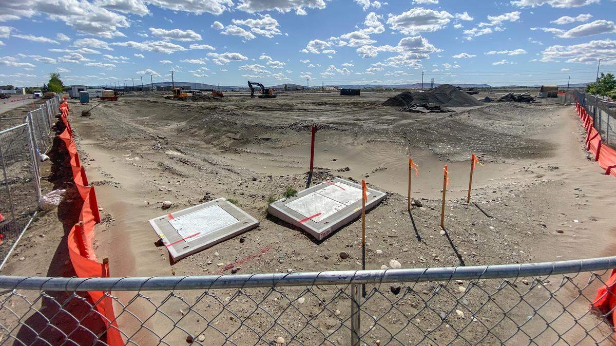 Initial work has started on a 5-acre lot in north Richland along Stevens Drive. The new development will be home to the Richland Luxelocker for RVs, boats and other luxury vehicles.