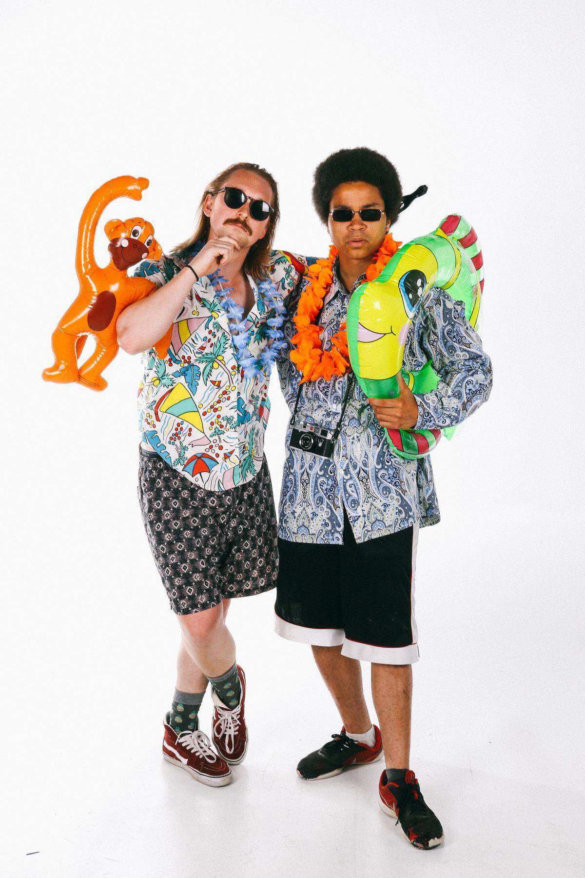Richland rapper Karma, right, will perform July 14 at the Uptown Theatre. He's pictured with collaborator Justin Frick.