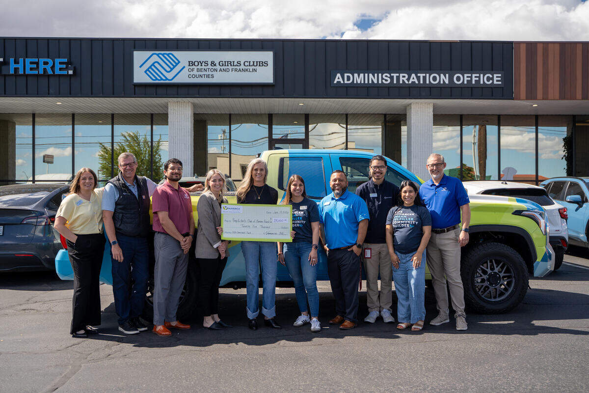The Boys & Girls Clubs of Benton and Franklin Counties received $25,000 from Numerica Credit Union.