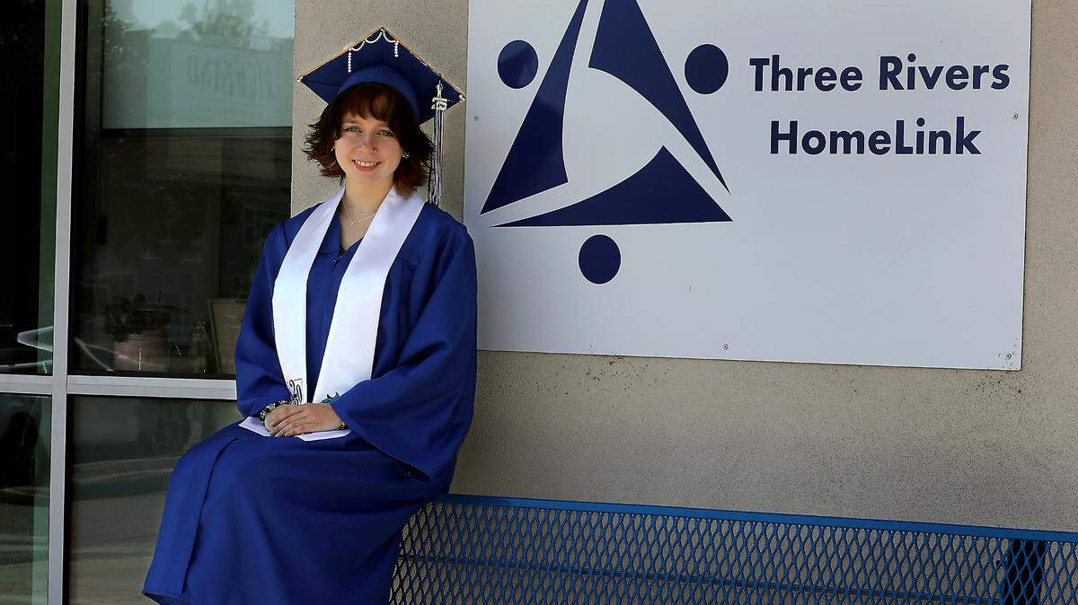 Lena Olsen is one of 23 to graduate from in 2025 Three Rivers HomeLink in Richland.