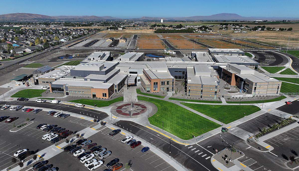 Sageview High School's grand opening ceremony is 10 a.m. Monday, Aug. 18. 